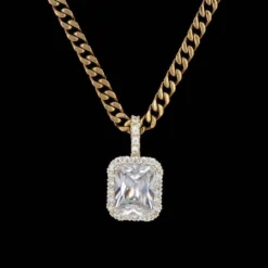 Princess Cut Halo Pendant 19 Princess Cut Halo Pendant -Fashion Jewelry Discount Store princess cut halo pendant gld women the gld shop 4