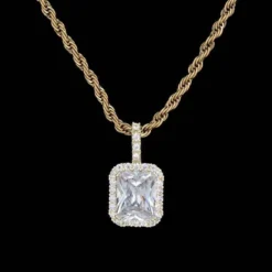 Princess Cut Halo Pendant 20 Princess Cut Halo Pendant -Fashion Jewelry Discount Store princess cut halo pendant gld women the gld shop 5
