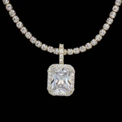 Princess Cut Halo Pendant 21 Princess Cut Halo Pendant -Fashion Jewelry Discount Store princess cut halo pendant gld women the gld shop 6