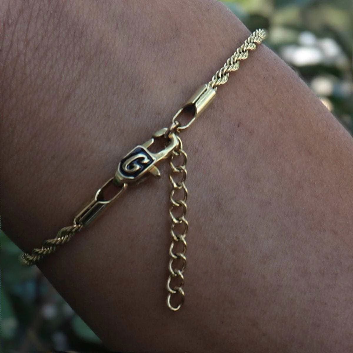 Rope Bracelet In Yellow Gold - 2mm 3 Rope Bracelet In Yellow Gold - 2mm - Image 3