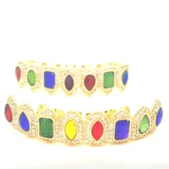 Ruby Iced Grillz In Yellow Gold 7 Ruby Iced Grillz In Yellow Gold -Fashion Jewelry Discount Store ruby iced grillz in yellow gold gld men the gld shop 3 scaled