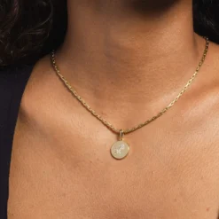 Sagittarius Micro Coin Pendant