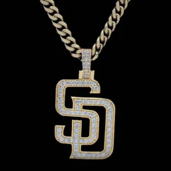San Diego Padres Pendant -Fashion Jewelry Discount Store san diego padres pendant gld men the gld shop 15