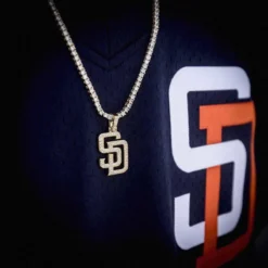 San Diego Padres Pendant -Fashion Jewelry Discount Store san diego padres pendant gld men the gld shop 3