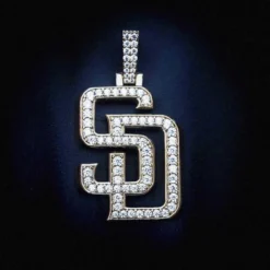 San Diego Padres Pendant -Fashion Jewelry Discount Store san diego padres pendant gld men the gld shop 5