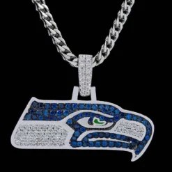 Seattle Seahawks Pendant 22 Seattle Seahawks Pendant -Fashion Jewelry Discount Store seattle seahawks pendant gld men the gld shop 8