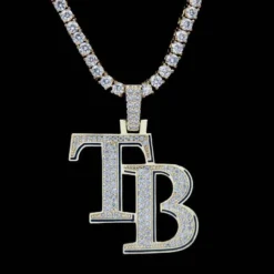 Tampa Bay Rays Pendant -Fashion Jewelry Discount Store tampa bay rays pendant gld men the gld shop 10