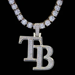 Tampa Bay Rays Pendant -Fashion Jewelry Discount Store tampa bay rays pendant gld men the gld shop 11