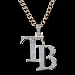 Tampa Bay Rays Pendant -Fashion Jewelry Discount Store tampa bay rays pendant gld men the gld shop 13