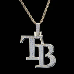 Tampa Bay Rays Pendant -Fashion Jewelry Discount Store tampa bay rays pendant gld men the gld shop 7