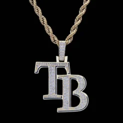Tampa Bay Rays Pendant -Fashion Jewelry Discount Store tampa bay rays pendant gld men the gld shop 8