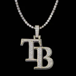 Tampa Bay Rays Pendant -Fashion Jewelry Discount Store tampa bay rays pendant gld men the gld shop 9