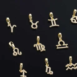 Taurus Pave Pendant -Fashion Jewelry Discount Store taurus pave pendant gld women the gld shop 3