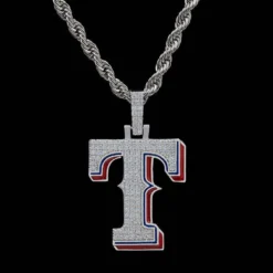 Texas Rangers Pendant 24 Texas Rangers Pendant -Fashion Jewelry Discount Store texas rangers pendant gld men the gld shop 10