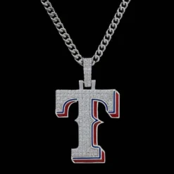 Texas Rangers Pendant 21 Texas Rangers Pendant -Fashion Jewelry Discount Store texas rangers pendant gld men the gld shop 7