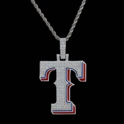 Texas Rangers Pendant 23 Texas Rangers Pendant -Fashion Jewelry Discount Store texas rangers pendant gld men the gld shop 9