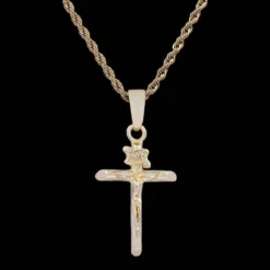 Crucifix In Yellow Gold -Fashion Jewelry Discount Store the golden crucifix gld men the gld shop 7