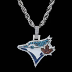 Toronto Blue Jays Pendant -Fashion Jewelry Discount Store toronto blue jays pendant gld men the gld shop 7