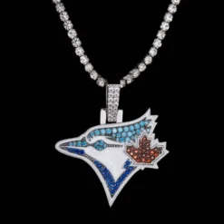 Toronto Blue Jays Pendant -Fashion Jewelry Discount Store toronto blue jays pendant gld men the gld shop 9