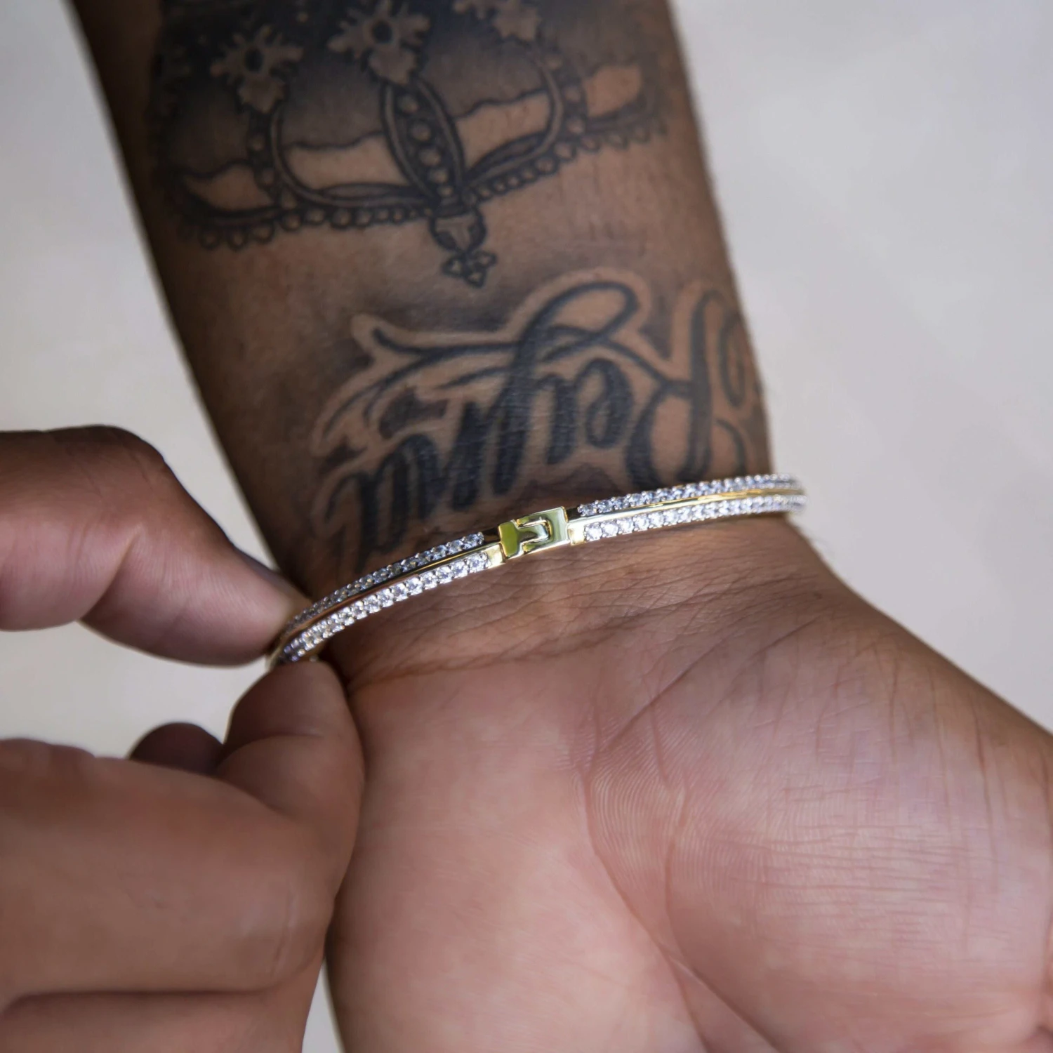 Two Tone Dagger Bracelet 3 Two Tone Dagger Bracelet - Image 3