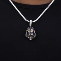 Warzone Stitch Operator Pendant -Fashion Jewelry Discount Store warzone stich operator pendant gld men the gld shop 4