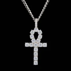 White Gold Ankh Cross -Fashion Jewelry Discount Store white gold ankh gld men the gld shop 5